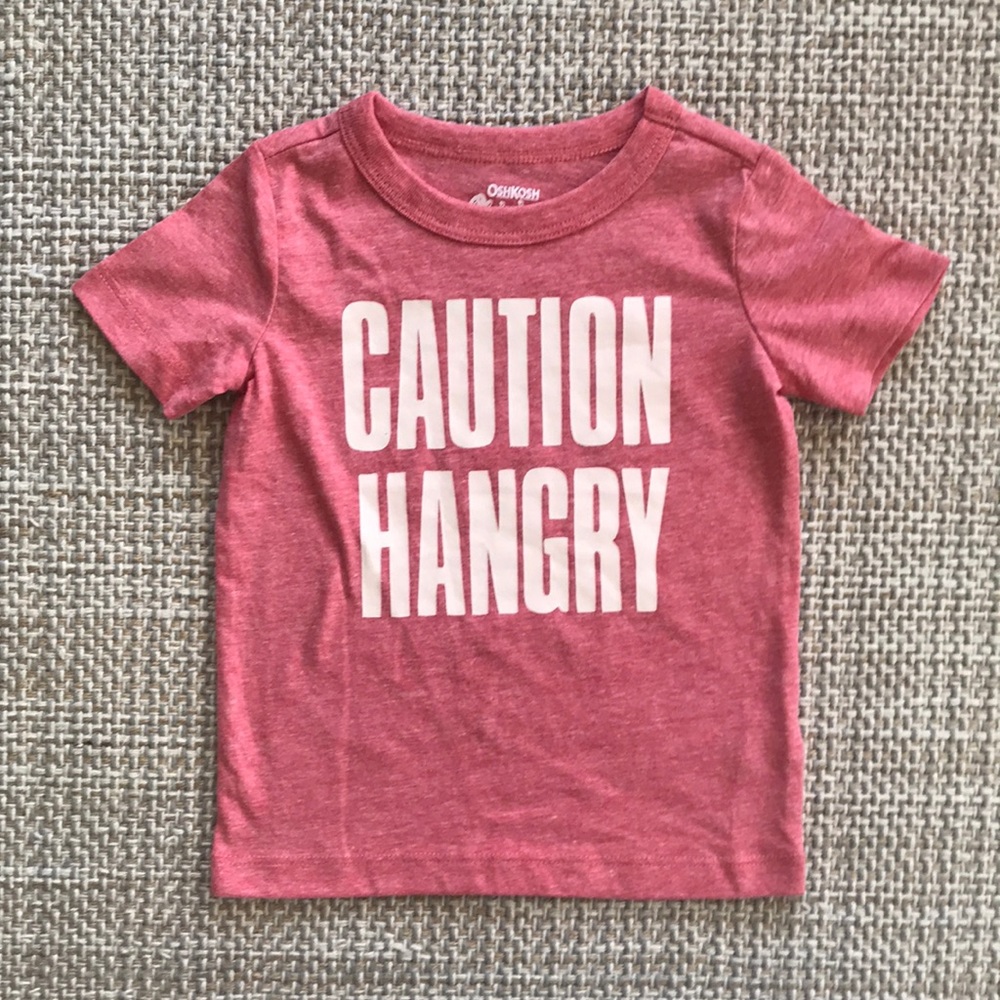 OshKosh "Hangry" Tee (size 6-9m)